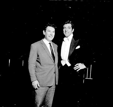 Frankie Vaughan at Batley Variety Club