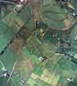 View: k017927 Aerial view of Marsden showing Slaithwaite Road middle bottom and edge of Deer Hill Reservoir top left