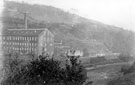 View: k022130 Shaw Carr Mill, Slaithwaite (1st mill in Colne Valley to have steam engine installed - now demolished)