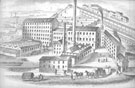 View: k023168 Batley Carr Mills (Joshua Ellis & Co.) - taken from 