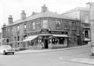 View: km03356 Album containing the various retail outlets currently/once owned by Mrs Duff's Family - Wallaces Ltd., The Grocers - Market Place, Slaithwaite, Huddersfield