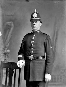 Policeman in uniform